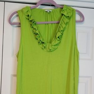 Ruffle Neck Tank